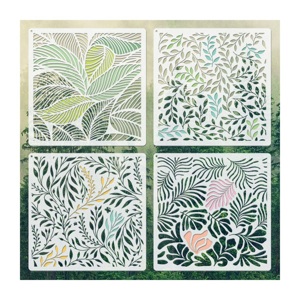 Poppy Craft Stencil Kit #83 - Background Leaves