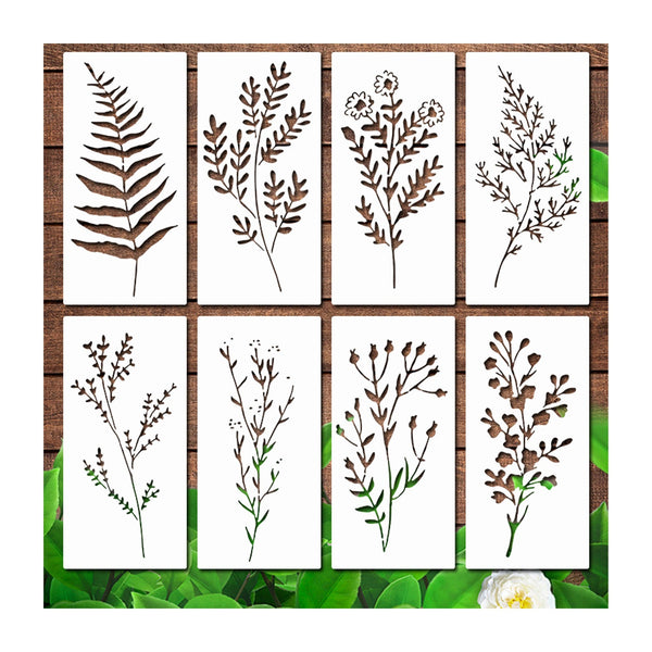 Poppy Craft Stencil Kit #87 - Single Ferns