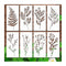 Poppy Craft Stencil Kit #87 - Single Ferns