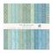 Poppy Crafts 12"x 12" Paper Pack #133 - Teal Colour Tone