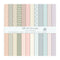 Poppy Crafts 12"x 12" Paper Pack #135 - Soft Colour Tone