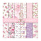 Poppy Crafts 12"x 12" Paper Pack #140 - Vintage Pink