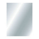 A rectangular silver mirror with a reflective surface, shown against a plain white background.