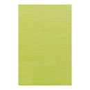 A rectangular lime green textured panel or wallpaper sample centered on a white background.