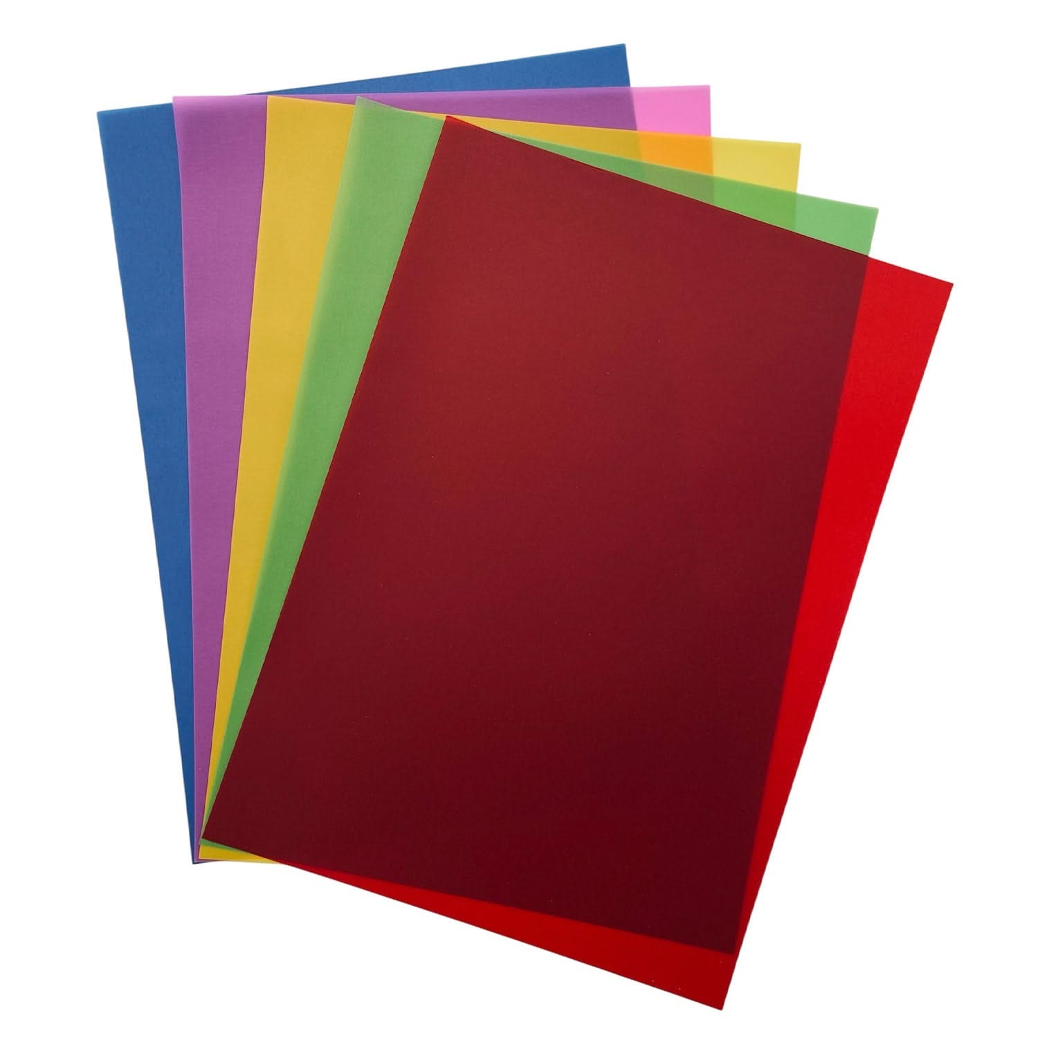 Poppy Crafts A4 Vellum Paper 10 Pack Brights