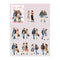 Poppy Crafts City Walk Sticker Pack - Travelling Together