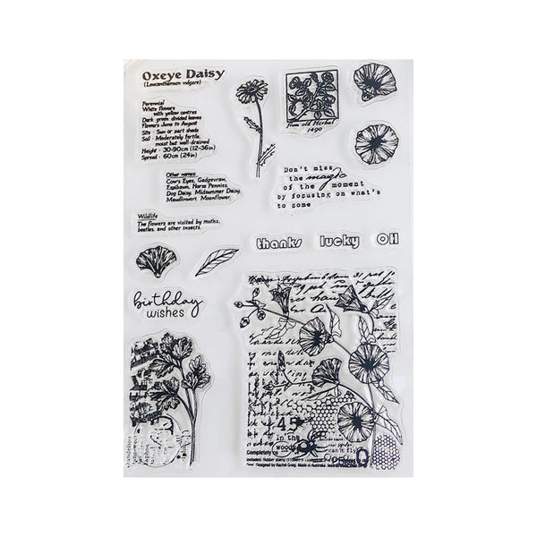 Poppy Crafts Clear Stamps #579 - Oxeye Daisy