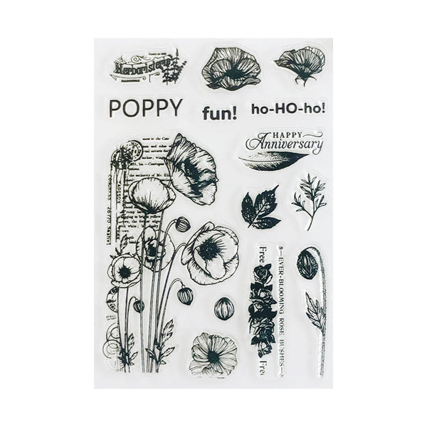 Poppy Crafts Clear Stamps #583 - Poppy Fun