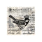 Poppy Crafts Clear Stamps #585 - Background - Crown Bird