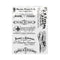 Poppy Crafts Clear Stamps #592 - Vinatge Banners