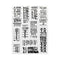 Poppy Crafts Clear Stamps #594 - Docket Stub