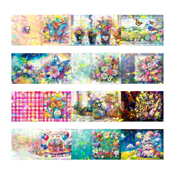 Poppy Crafts Diamond Art Greeting Card Kit