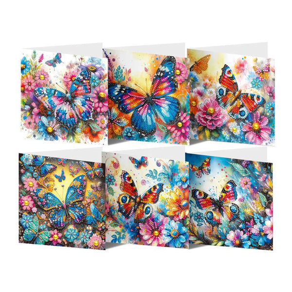 Poppy Crafts Diamond Art Greeting Card Kit #43 - 6 pack