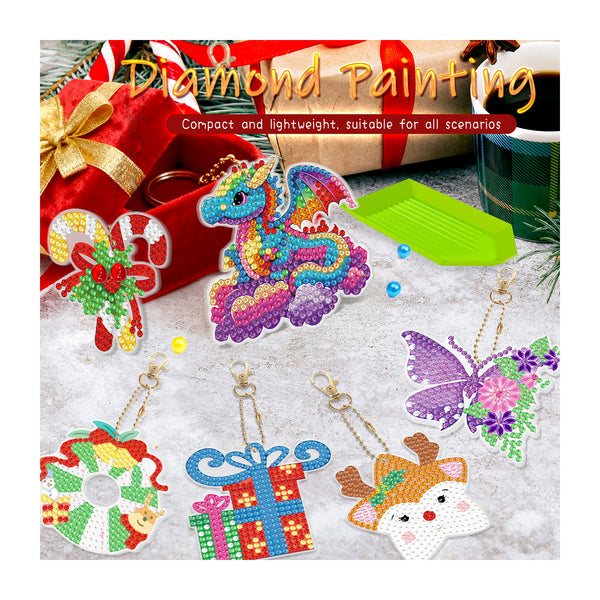 Poppy Crafts Diamond Art Key Chain Kit