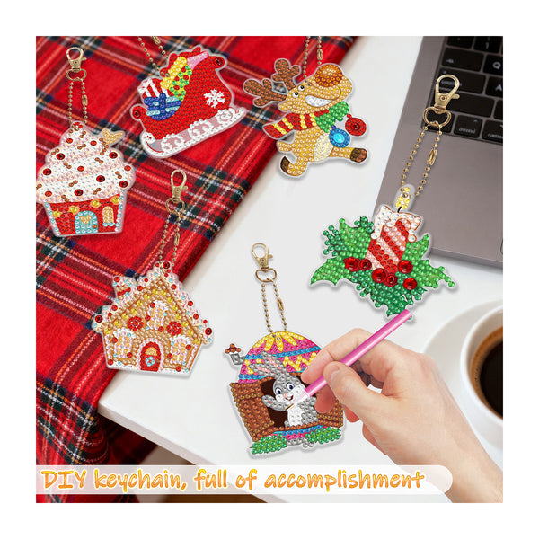 Poppy Crafts Diamond Art Key Chain Kit