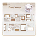 Poppy Crafts Label Corridor Sticker Roll - Stamp Message