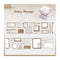 Poppy Crafts Label Corridor Sticker Roll - Stamp Message