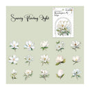 Poppy Crafts Moonlight's Edge Sticker Pack - Snowy Flowing Light