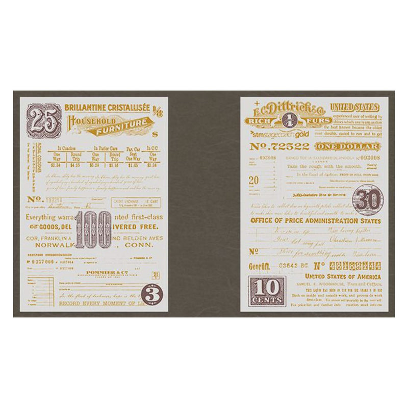 Poppy Crafts Notes On Time Rub-Ons - Time Code