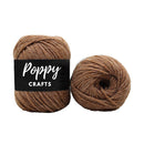 Poppy Crafts Soft Yak Wool 100g - Brown