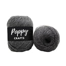 Poppy Crafts Soft Yak Wool 100g - Dark Stone