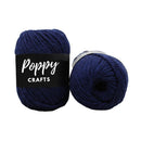 Poppy Crafts Soft Yak Wool 100g - Navy