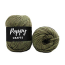 Poppy Crafts Soft Yak Wool 100g - Olive