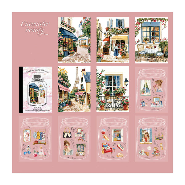 Poppy Crafts Summer Jar Sticker Pack - Encounter Beauty