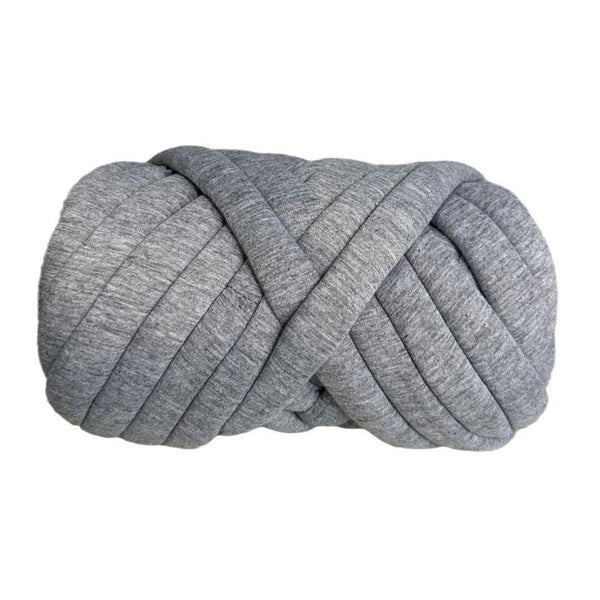 Poppy Crafts Super Chunky Hand Knitting Yarn 500g - Linen Grey