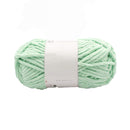 Poppy Crafts Super Soft Chenille Yarn 100g - Light Green