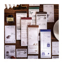 Poppy Crafts White Kraft Paper Tag Booklet - Mechanical Rhythm