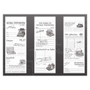 Poppy Crafts White Kraft Paper Tag Booklet - Mechanical Rhythm