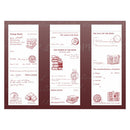 Poppy Crafts White Kraft Paper Tag Booklet - Book Fragrance