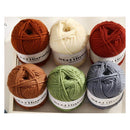 Poppy Crafts Wool Thread Mercerised Yarn 50g - Navy