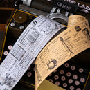 Poppy Craft Printed Kraft Sticker Roll - Sewing Draft