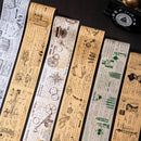 Poppy Craft Printed Kraft Sticker Roll - Sewing Draft