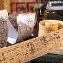 Poppy Craft Printed Kraft Sticker Roll - Sewing Draft