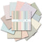 Poppy Crafts 12"x 12" Paper Pack #135 - Soft Colour Tone