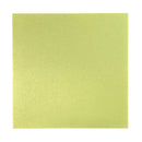 A square sheet of textured, glittery light green paper or cardstock centered on a plain white background.