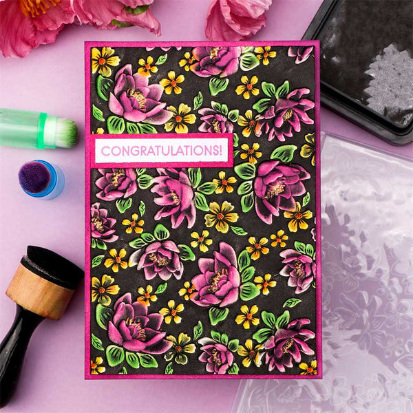 Poppy Crafts 3D Embossing Folder