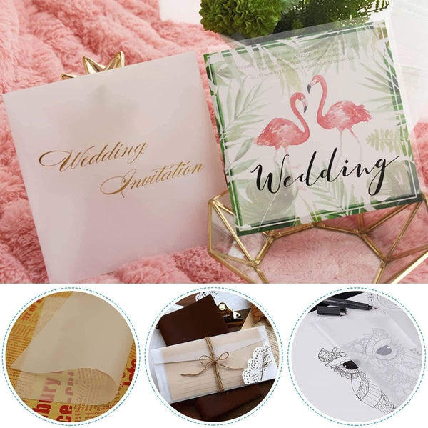 Poppy Crafts A4 Vellum Paper 10 Pack - White