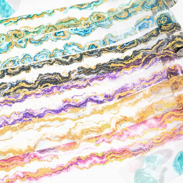 Poppy Crafts Auroral Prism Sticker Roll - Crystal