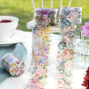 Poppy Crafts Blooming Flowers in Four Seasons PET Sticker Roll - Flowering in Fog