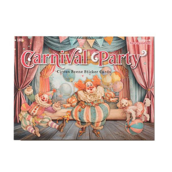 Poppy Crafts Carnival Party Sticker Kit - Clown Party