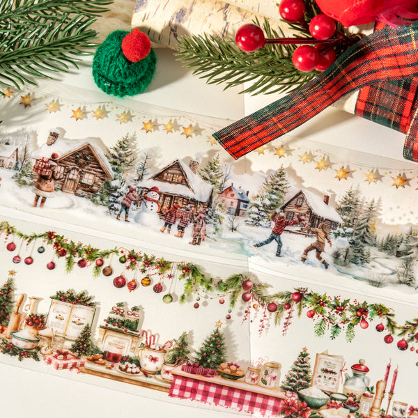 Poppy Crafts Christmas Day PET Sticker Roll - Christmas Tree