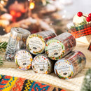 Poppy Crafts Christmas Day PET Sticker Roll - Christmas Cat