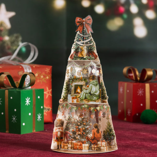 Poppy Crafts Christmas PET + Washi Paper Sticker Book - Warmth of the Velvet Blanket