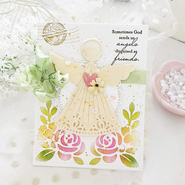 Poppy Crafts Cutting Dies #1069 - Elegant Bloom Edge #2