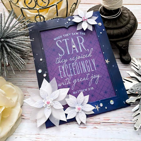 Poppy Crafts Cutting Dies #1071 - Nesting Dies - Art Deco Frames #10