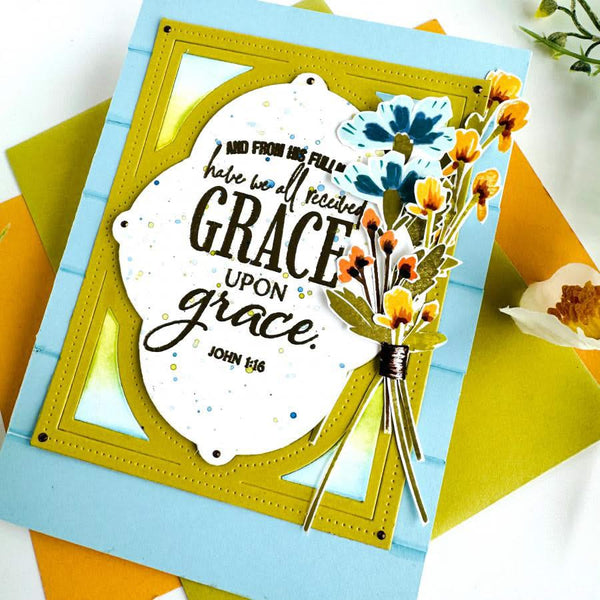 Poppy Crafts Cutting Dies #1072 - Nesting Dies - Art Deco Frames #11